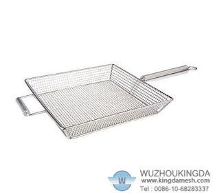 Wire barbecue basket