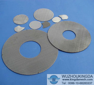 Stainless steel filter disc