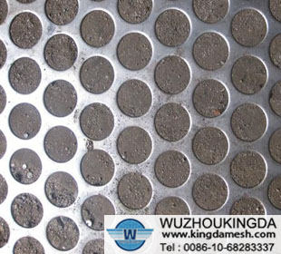 Round hole perforated steel sheet