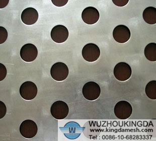 Round hole perforated steel sheet