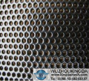 Stainless steel punched metal sheet