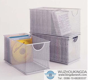 Silver mesh box