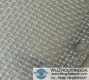 Crimped wire mesh screen netting