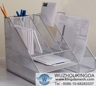 File folder punch mesh