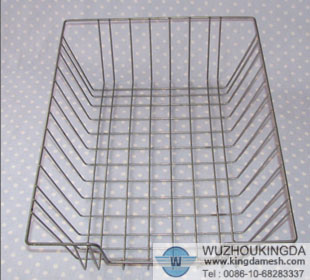 Wire basket for paper