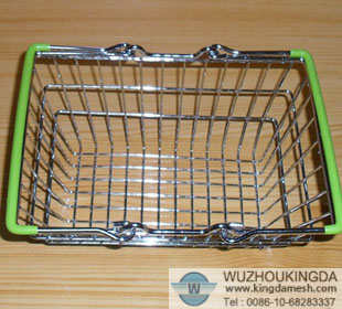 Small wire shopping basket