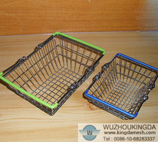 Small wire shopping basket