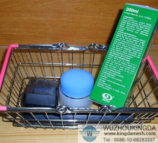 Small wire shopping basket