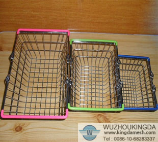 Small wire shopping basket