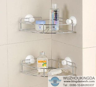 Stainless steel bathroom corner shelf