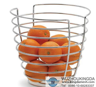 Metal wire fruit basket
