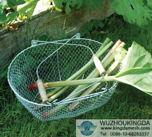 Mesh basket for vegetables