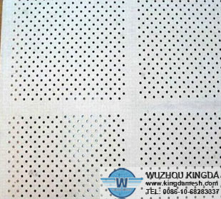 Micro perforated aluminum panels