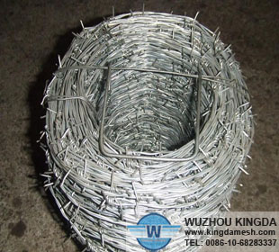 Galvanized barbed iron wire 