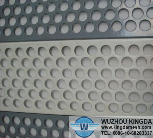 Aluminum perforated panel