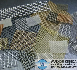 Electro galvanized crimped woven mesh