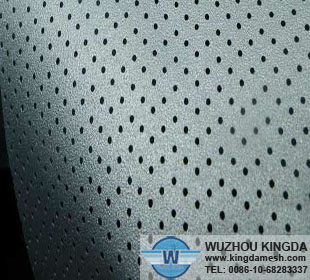 Micro-perforated silver screen