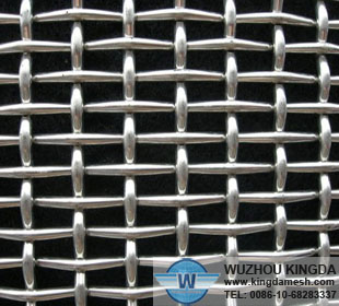 Low carbon steel crimped wire netting