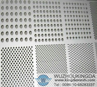 Perforated mesh sheet 