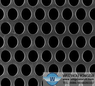 Hot-dipped galvanized perforated plate