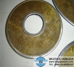 Brass filter disc