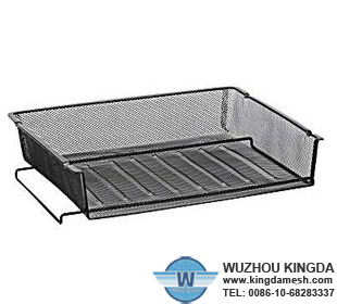 Metal wire mesh tray