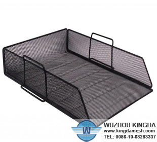 Metal wire mesh tray