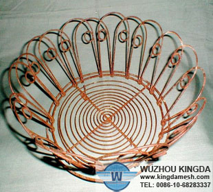 Metal wire food basket