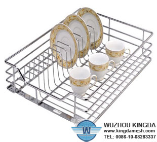 Steel basket for kitchen