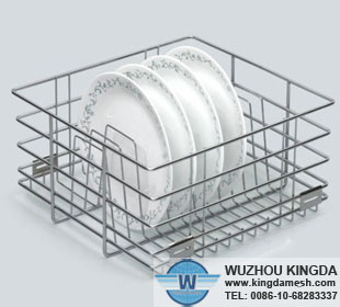 Steel basket for kitchen