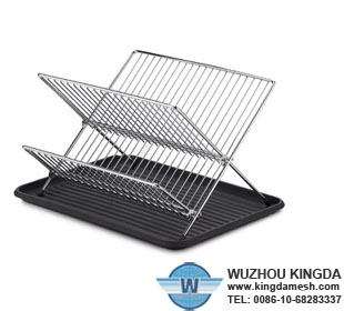 Foldable dish rack