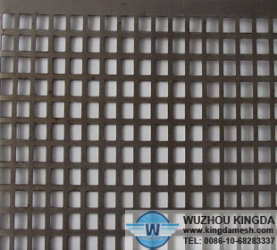 Square hole perforated panel