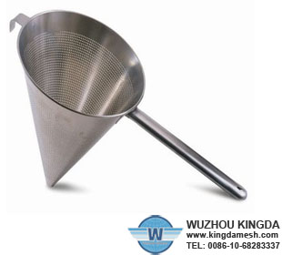 Cone shaped filter tube