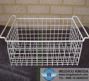 Wire deep freezer baskets