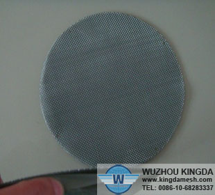 Wire mesh filter disc