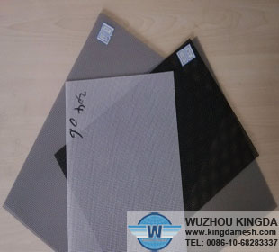 Steel anti-theft security window screen