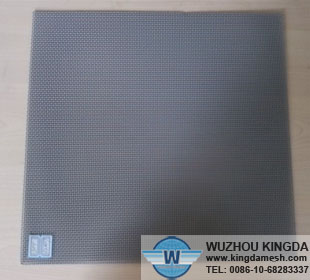 Powder coated security window screen