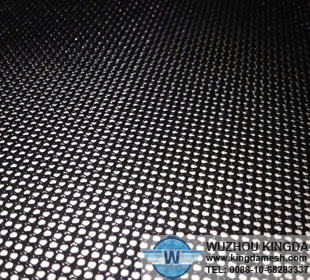 black powder coated stainless window screen