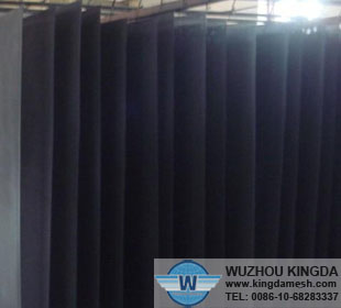 Powder coating stainless security window screen