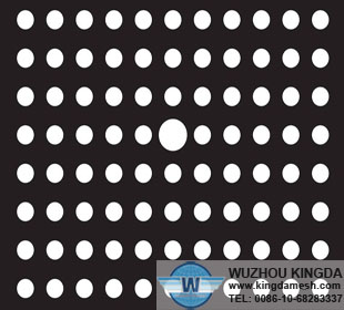 Round hole perforated metal mesh