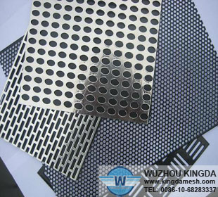 Stainless punched metal mesh