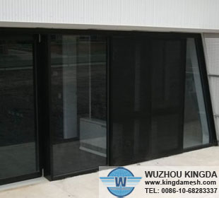 Stainless powder coating security window screen