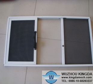 Stainless coated security window screen