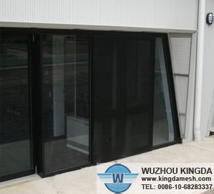 PVC coated stainless security window and door screen