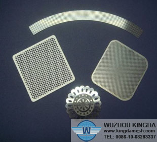 Micro hole etching mesh