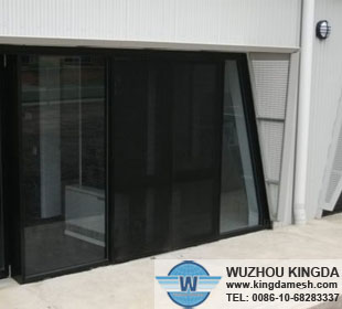PVC coated steel security window screen