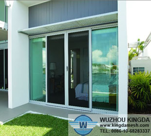 Stainless security window screen netting