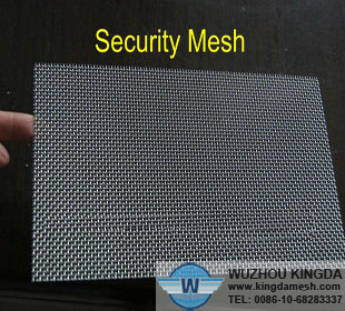 Powder coated security window screen net