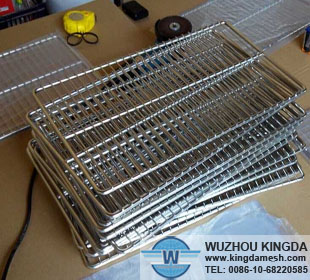 High temperature steel mesh for BBQ