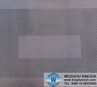 Micro perforated plate sieve
